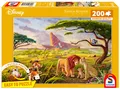 Produktbild: 4001504565602 Schmidt PQ Puzzle 200 el. THOMAS KINKADE Król Lew (Disney) Schmidt