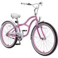 Produktbild: BIKESTAR Kinder Fahrrad ab 9 Jahre | 24 Zoll Cruiser Kinderrad | Pink - Rosa
