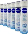 Produktbild: 6x NIVEA FRESH NATURAL Deodorant Deo Spray 48h Schutz 0% Aluminium - (6x 150 ml)