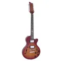 Produktbild: DIMAVERY LP-612 E-Gitarre, flamed sunburst