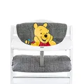 Produktbild: hauck Disney Sitzkissen Kompatibel mit Alpha+, Beta+ und Arketa Holzhochstuhl Highchair Pad Deluxe, Einfache Befestigung mit Klettverschluss, Maschinenwaschbar (Pooh Grey)