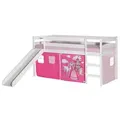 Produktbild: Idimex Hochbett, Weiß, Holz, Kiefer, Mode, 96x112x206 cm, Kinder- & Jugendzimmer, Kindermöbel, Kinderbetten, Hochbetten