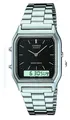 Produktbild: Casio Vintage-Doppelanzeige (29,8 Mm), Schwarzes Zifferblatt / AQ-230A-1DMQYES