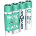 Produktbild: ANSMANN Telefon Akku AAA, 4 Stück, 800mAh 1,2V, DECT