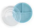 Produktbild: Twistshake Baby Teller | Babyteller mit luftdichtem Deckel | BPA-freier Baby-Entwöhnungsteller | 3 Teile Essenstrainingsteller | 6 Monate+ Baby-Futterteller | Neugeborenen-Essentials | Blau