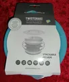 Produktbild: TWISTSHAKE, Teller mit Unterteilung m. Deckel, Divided Plate & Lid, blau, ovp