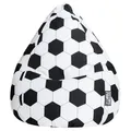 Produktbild: SLH Sitzsack Beanbag Fußball XL Stoff Weiß