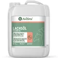 Produktbild: Lachsöl für Hunde  Pferde 5 Liter - Premium Natur Fischöl aus Norwegen reich ...