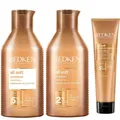Produktbild: Redken All Soft Shampoo  + Conditioner je 300ml + Treatment 150ml = 750ml-SET