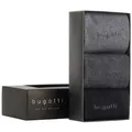 Produktbild: bugatti Herren Socken, 3er Pack - Basic Geschenkbox Schwarz/Grau 43-46