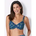 Produktbild: Bügel-Bikini-Top FEEL GOOD, Damen, Gr. 38, Cup B, bunt (royalblau, blaugrün, bedruckt), Elasthan, Polyamid, Bikini-Oberteile