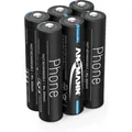 Produktbild: ANSMANN Telefon Akku Micro AAA 6 Stück 800 MAH NIMH 1,2V