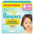 Produktbild: Pampers Premium Protection Gr.4 Maxi 9-14kg Windeln, 174 Stück, Monatsbox