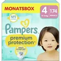 Produktbild: Pampers® Windeln Monatsbox premium protectionTM Größe Gr.4 (9-14 kg) für Babys und Kleinkinder (4-18 Monate), 174 St.