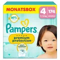 Produktbild: Pampers Premium Protection Größe 4, 174 Windeln, 9kg-14kg, Doppelter Schutz für die Haut und vor Auslaufen