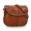 Produktbild: Gusti Umhängetasche Leder - Iselin Damen und Herren Handtasche Schultertasche Partytasche Festivaltasche Ledertasche Braun Leder