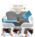 Produktbild: Glückstoff Orthopädisches Kissen, Kopfkissen, Atmungsaktiv, aus Memory Foam NEU