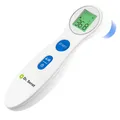 Produktbild: Dr. Senst Digitales Fieberthermometer Hochpräzise Temperaturmessung Infrarotes berührungsloses Fieberthermometer für schnelle hygienische Messung Temperaturmessgerät für Objekte und Körpertemperatur