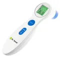 Produktbild: Dr. Senst Infrarot Fieberthermometer berührungslos hochpräzise hygienisch