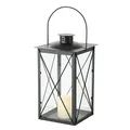 Produktbild: Boltze Laterne Farol (Dekoration für Innen-/Außenbereich, Material Eisen schwarz, Maße 17x17x30 cm) 3548800