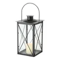 Produktbild: Laterne aus Metall für Kerze, Glasfenster, FAROL, 30 cm