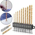 Produktbild: STAHLWERK Universal Spiralbohrer Set 2-5 mm mit Sechskant-Schaft 10-teilig