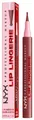 Produktbild: NYX PROFESSIONAL MAKEUP Lippenstift LIP LINGERIE LIP LINER STAIN, wisch- und wasserfesten Halt, mit präziser Filzkugelspitze