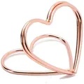 Produktbild: Tischkartenhalter Herzen Roségold 10 Stück 2,5 cm Hochzeit Geburtstag Fotohalter
