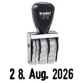 Produktbild: Trodat 1010 Datumstempel Stempel 4 mm aus Metall, Monate in Buchstaben