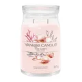Produktbild: Yankee Candle Signature Duftkerze | große Kerze im Glas mit Duft „Pink Sands“ und zwei Dochten | Soja-Wachs-Mix, 1629962E