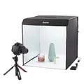 Produktbild: Hama Fotobox, 50x50 cm (Fotostudio, Mini Fotostudio, Lichtbox, Light Box, Light Box mini, White Box, Greenscreen, Lichtzelt, Fotowürfel, für Produktfotografie, Influencer Zubehör, mobil, faltbar) weiß