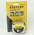 Produktbild: Stanley Taschenbandmaß Maßband Bandmaaß Powerlock Metall 8mx25mm