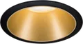 Produktbild: PLM 93403 - Einbauleuchte LED Cole, 1 x 6,5 W, 2700 K, schwarz/gold matt