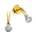 Produktbild: Diamonds by Ellen K Ohrring Ohrstecker 375 Gold Diamant Brillant poliert Damen