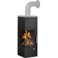 Produktbild: Kaminofen Justus Diego W+, Speckstein / Stahl schwarz, 6 kW - 4698 11