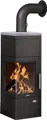 Produktbild: Justus Kaminofen Diego wärmePLUS schwarz Speckstein
