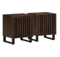 Produktbild: vidaXL Nachttisch, Nachttische 2 Stk. 40x34x46 cm Massivholz Mango