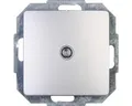 Produktbild: Kopp 650677083 Aus-Wechselschalter mit Linse Paris silber