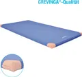 Produktbild: Grevinga®KIMA Spiel- und Turnmatte (RG 22-sehr weich) | 200 x 100 x 6 cm | mit Lederecken