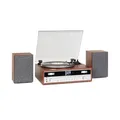 Produktbild: Auna Birmingham HiFi Stereo-System DAB+/FM BT-Funktion Vinyl CD USB AUX-In 10034090