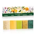 Produktbild: Sanct Bernhard Seifen-Set 5er Pack Heublumen-, Orangen-, Limetten-, Ringelblumen- und Lavendel-Seife 5 x 100g