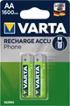 Produktbild: 10X Varta 48093 Phone Power AA (Mignon)/HR6 (58399) - 1600 mAh - Nickel-Metallhy
