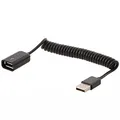Produktbild: Delock USB 2.0 Typ A Spiralkabel (bis 60 cm)