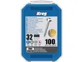 Produktbild: Kreg Pocket-Hole Schrauben 32 mm, Verzinkt, Flachkopf, Feingewinde - 100Stk.