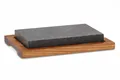 Produktbild: Kela Country Heißer Stein-Set 2-teilig  Granit mit einer Unterlage Akazienholz