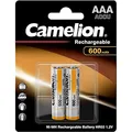 Produktbild: Camelion 17006203 - Ni-MH Rechargable Batterien AAA / HR03, 2 Stück, Kapazität 600 mAh, wiederaufladbar, für elektronische Geräte zur Sicherstellung einer optimalen Energieversorgung