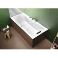 Produktbild: RIHO Lugo Rechteck-Badewanne, Version links, mit Air-System, Einbau, 2-Sitzer, weiß, B134004005, Ausführung: 180x90x48cm, Nutzinhalt: 250 Liter