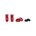 Produktbild: BBB Cycling CoreCap Ventilkappen-Set (2 Stück) – Innovativer Ersatz für Presta-Ventileinsätze, bis zu 300% mehr Luftstrom, Ideal für Tubeless, MTB, Rennrad & E-Bike BTI-165 Rot