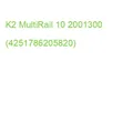Produktbild: K2 MultiRail 10 Kurzschiene Trapezblech L100mm 2001300 (4251786205820)