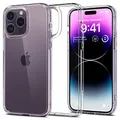 Produktbild: Spigen für iPhone 14 Pro Ultra Hybrid Hülle [Anti-Yellowing] Case Handyhülle Schutzhülle Cover Transparent Durchsichtig Dünn Slim -Crystal Clear
